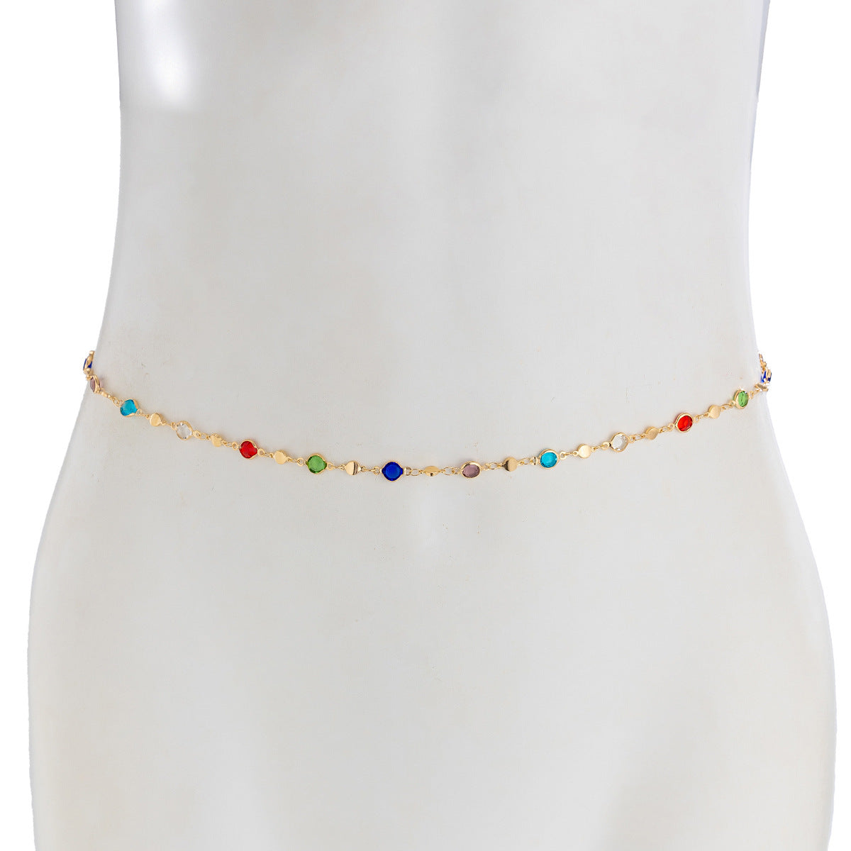 Colorful Bohemian Gemstone Waist Chain for Women