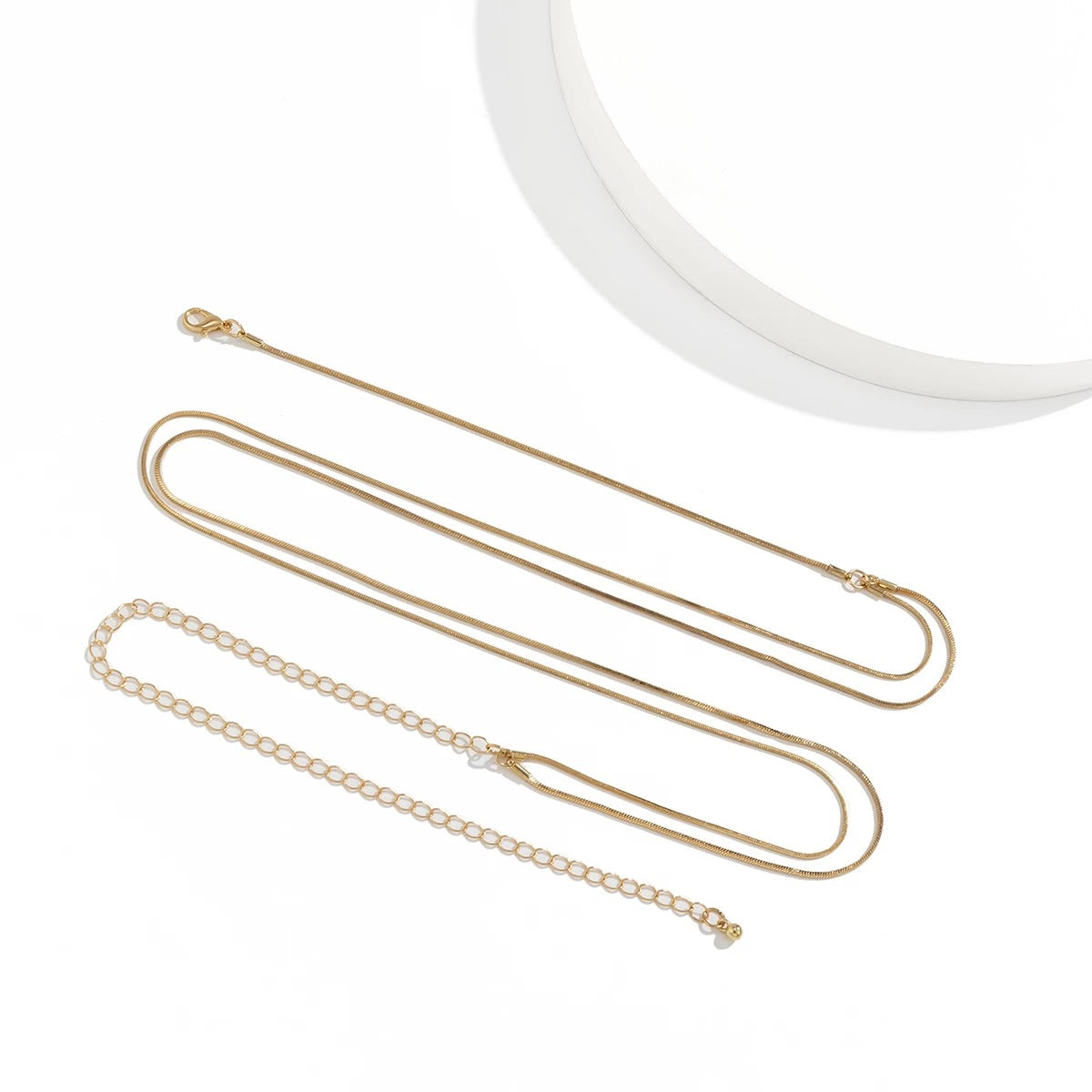 Double-Layered Gold Waist Chain for Women