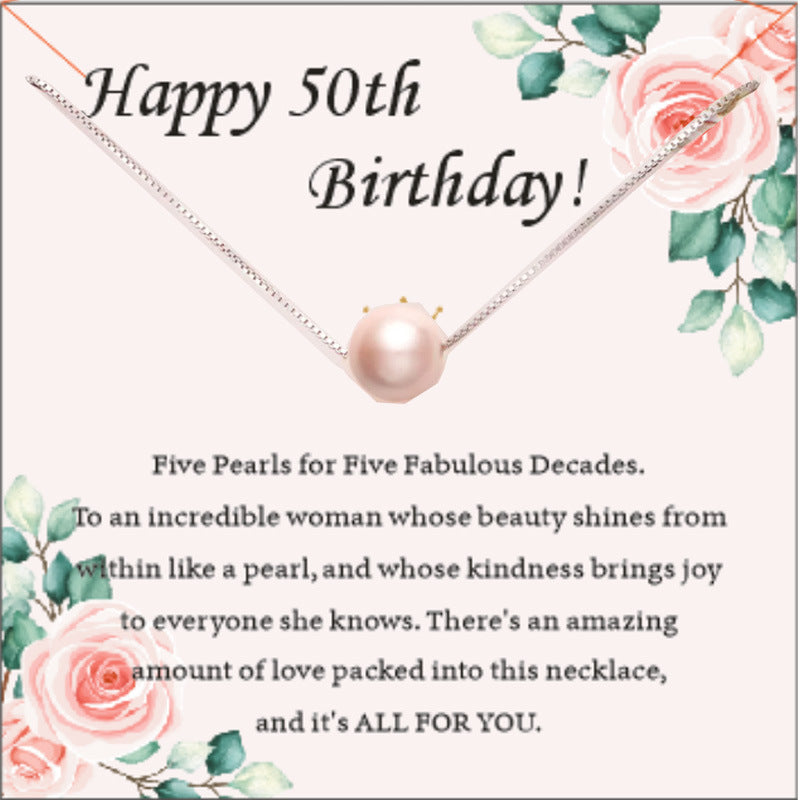 Pink Pearl Necklace as Perfect 7th Birthday Gift for Girls - Stylish & Meaningful girl Jewelry