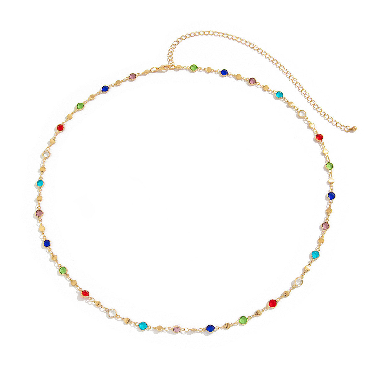 Colorful Bohemian Gemstone Waist Chain for Women