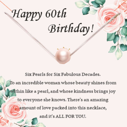 Pink Pearl Necklace as Perfect 7th Birthday Gift for Girls - Stylish & Meaningful girl Jewelry