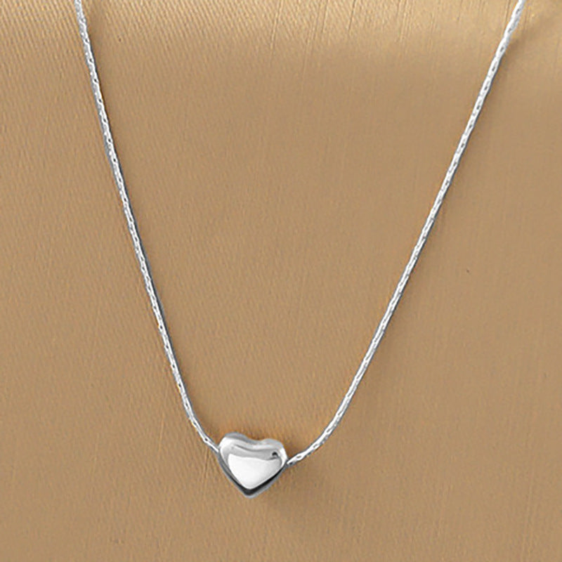 Heart-Shaped Gold Necklace for Women