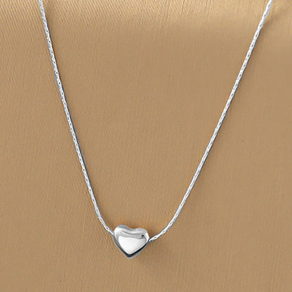 Heart-Shaped Gold Necklace for Women