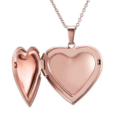 Heart Shaped Locket Necklace - Hold Photos, Perfect Birthday Gift
