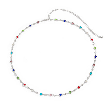 Colorful Bohemian Gemstone Waist Chain for Women