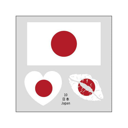 2026 World Cup Flag Face Tattoo Stickers for FIFA Fans