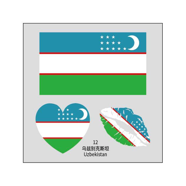 2026 World Cup Flag Face Tattoo Stickers for FIFA Fans