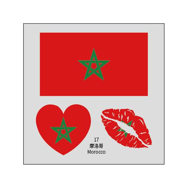 2026 World Cup Flag Face Tattoo Stickers for FIFA Fans