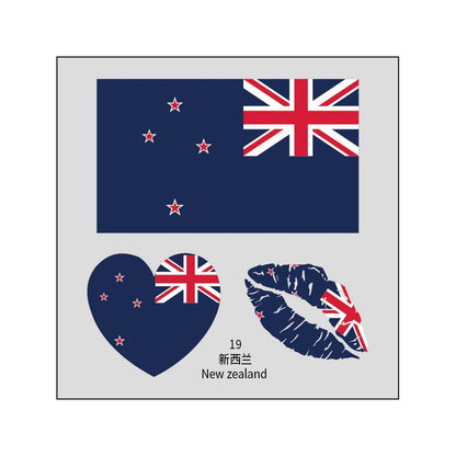 2026 World Cup Flag Face Tattoo Stickers for FIFA Fans