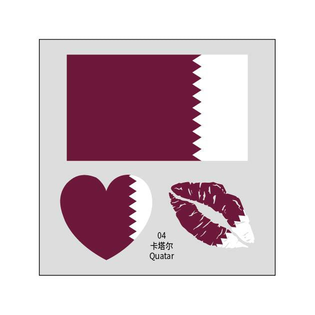 2026 World Cup Flag Face Tattoo Stickers for FIFA Fans