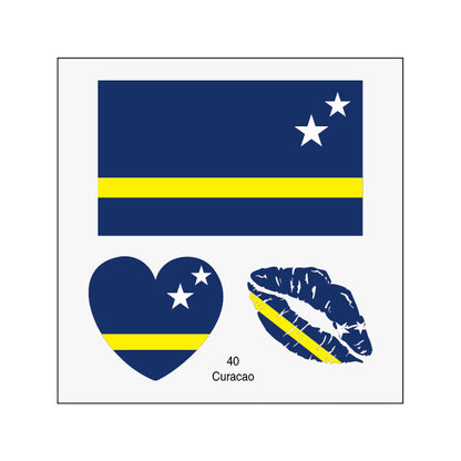 2026 World Cup Flag Face Tattoo Stickers for FIFA Fans
