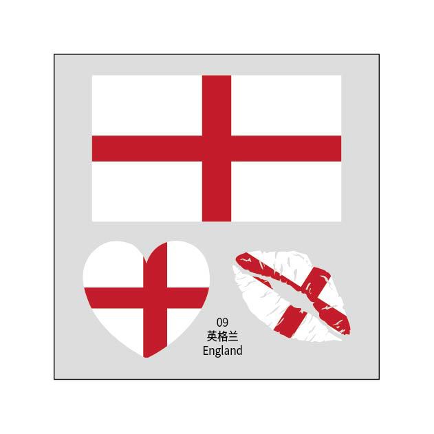 2026 World Cup Flag Face Tattoo Stickers for FIFA Fans